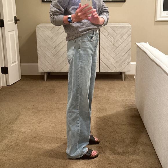 GRLFRND Brooklyn High Rise Loose Straight in Miracle Mile 25 - Picture 6 of 13